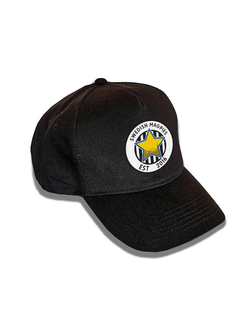 Sm logo keps 5-panel svart