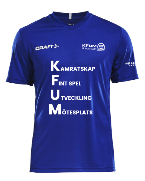 Kfum squad jersey solid herr ledare