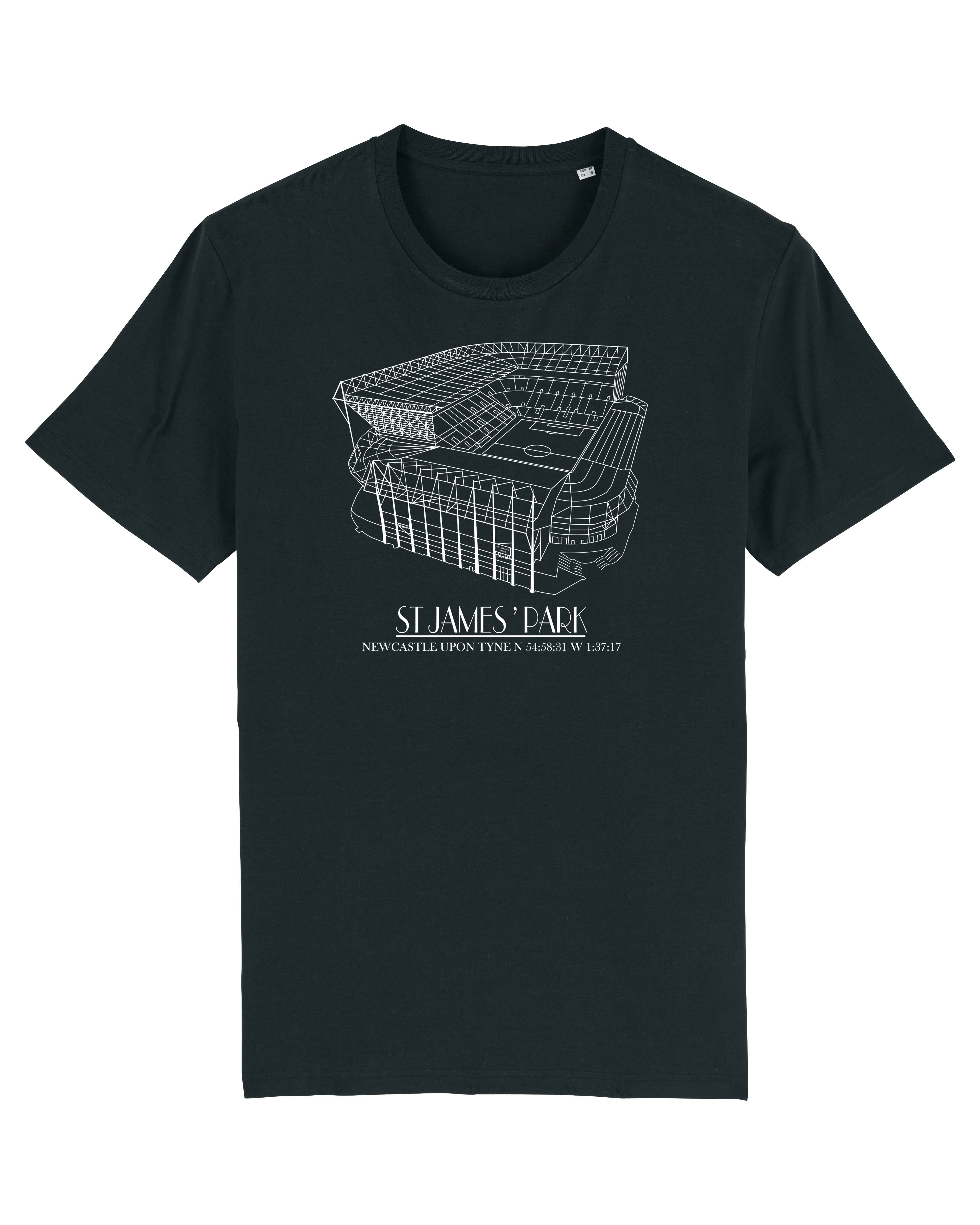 Sm st james' park tshirt svart