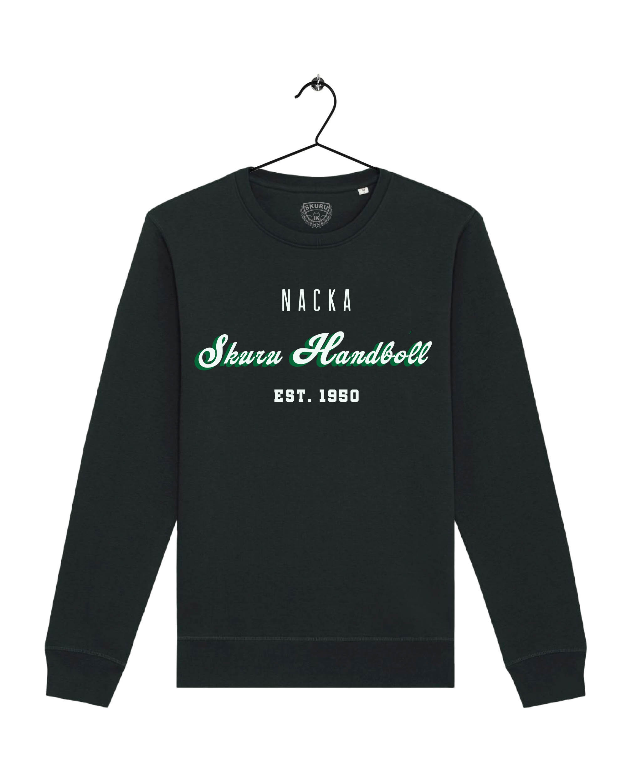 Skuru skrivstil sweatshirt svart