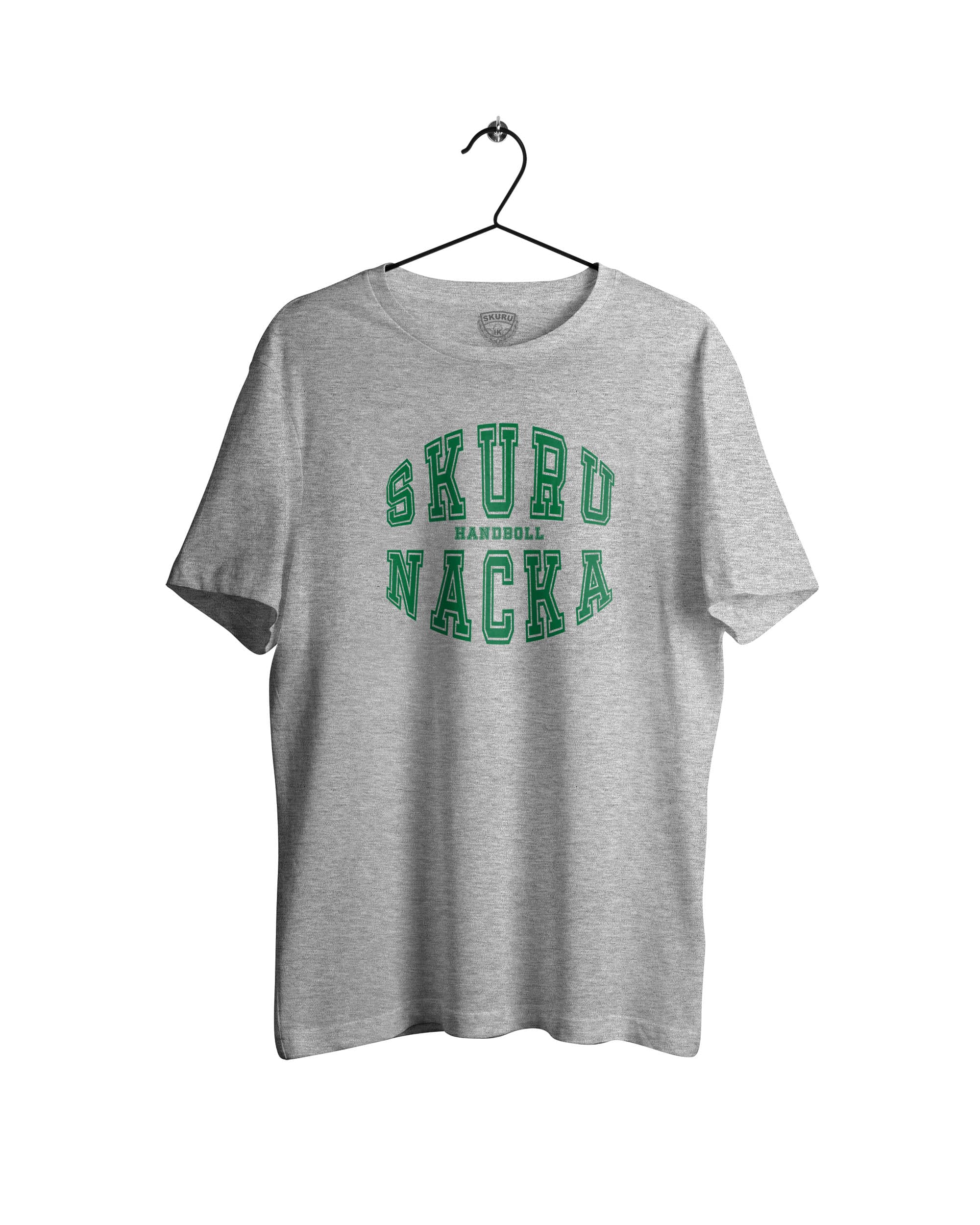 Skuru nacka rund t-shirt grå