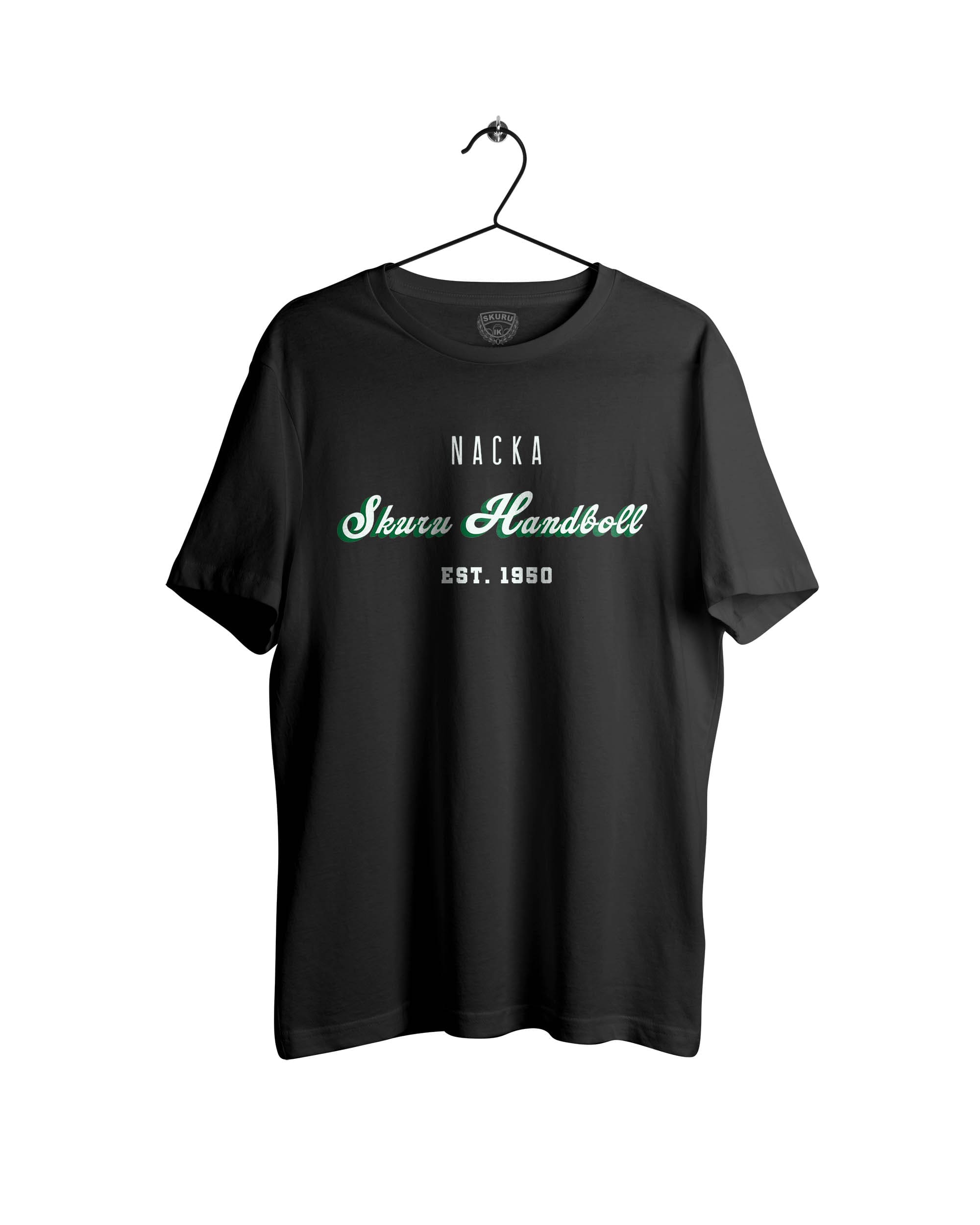 Skuru skrivstil t-shirt svart