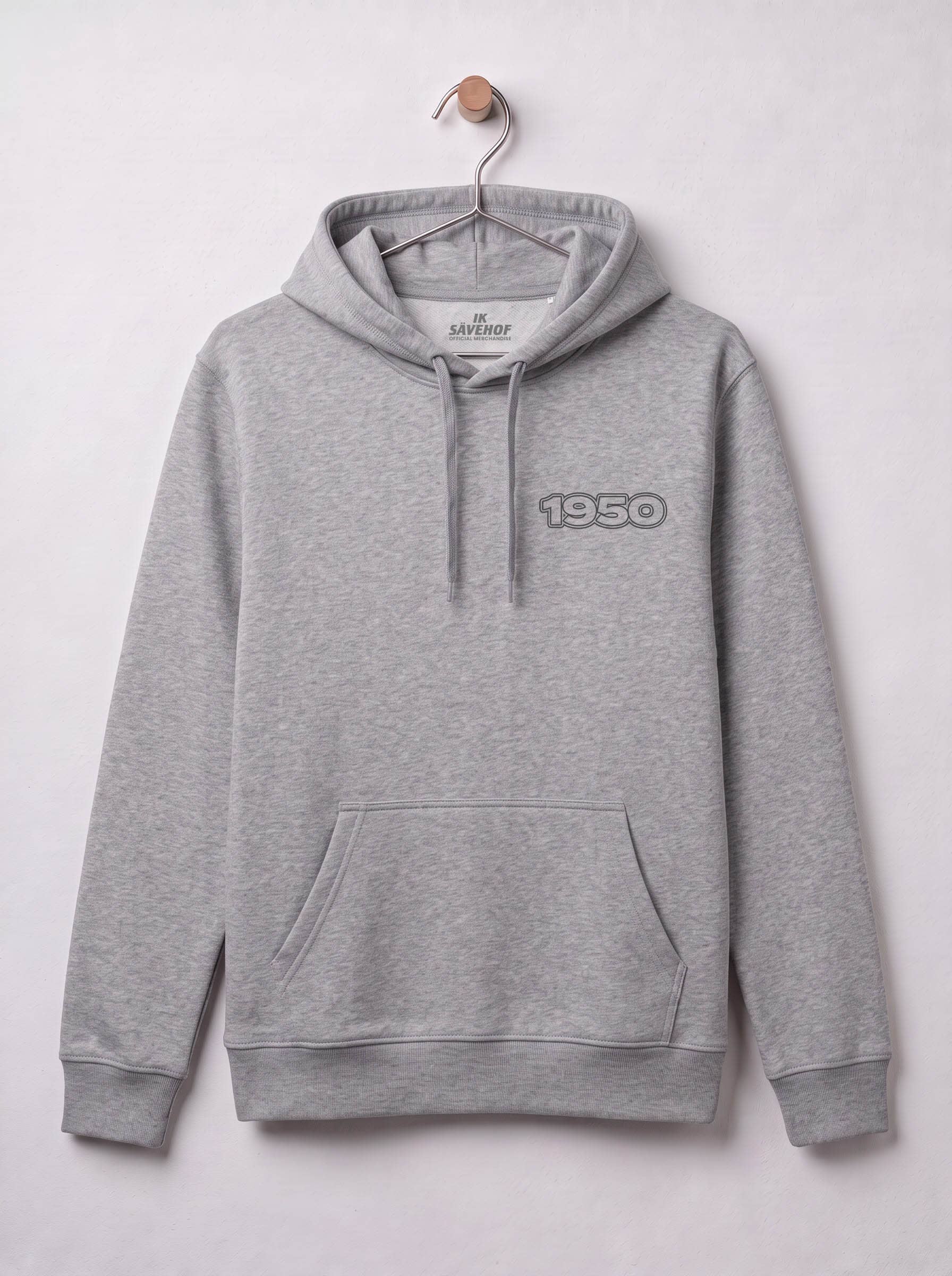 Hoodie - 1950 grå