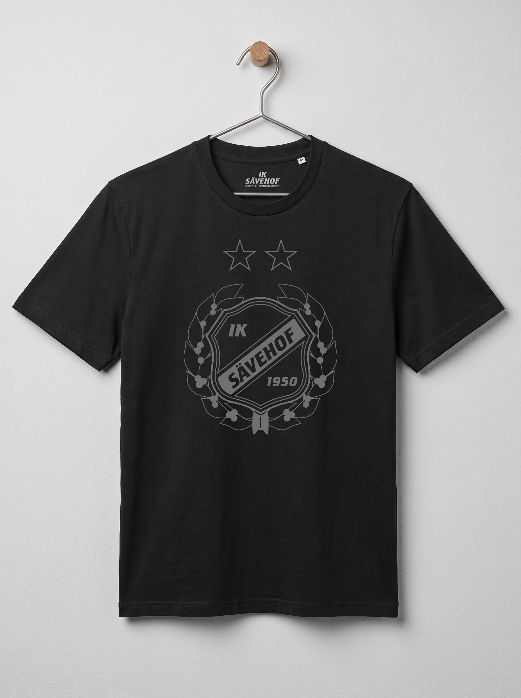 T-shirt - ton i ton svart barn