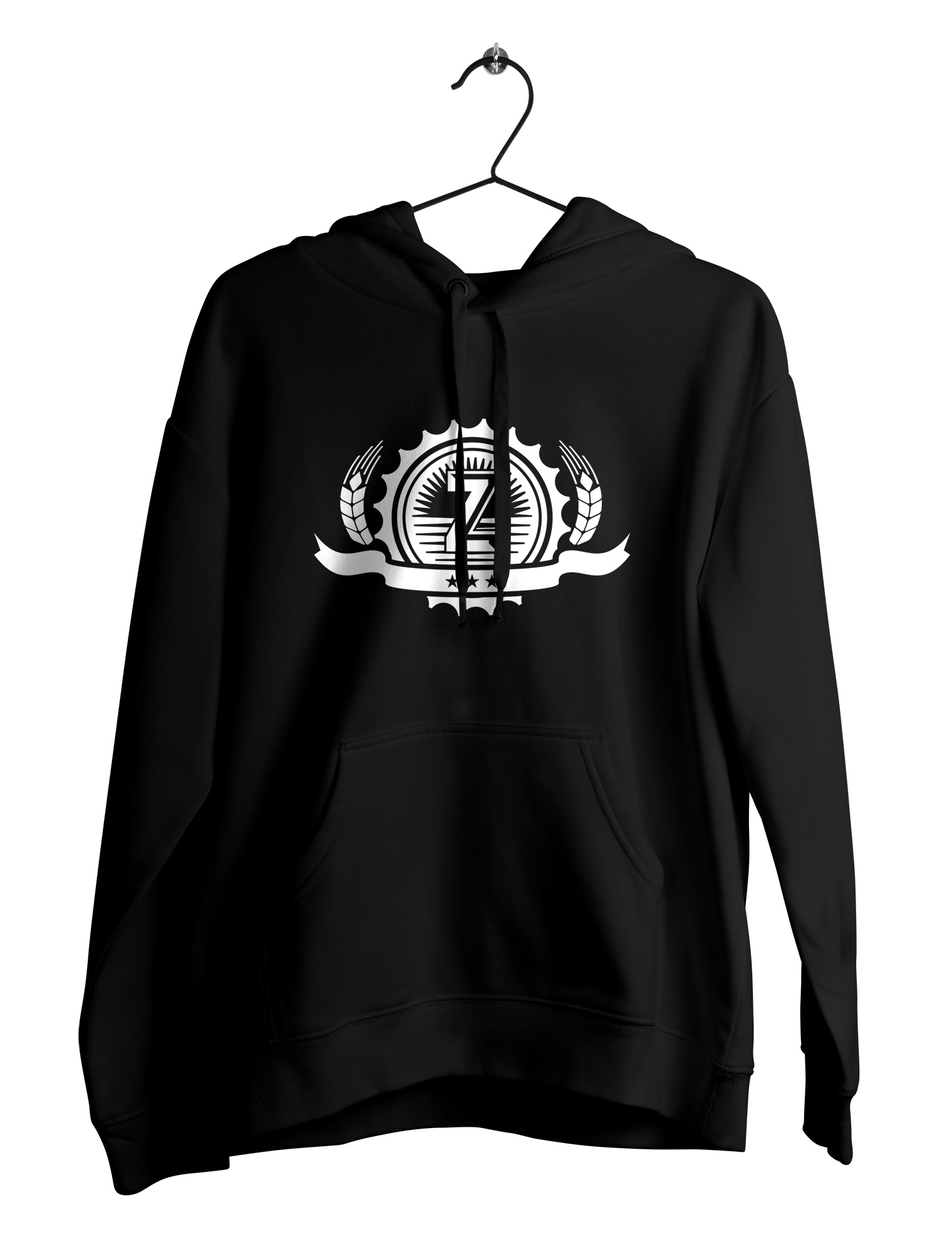 Zeunerts logo hood - svart