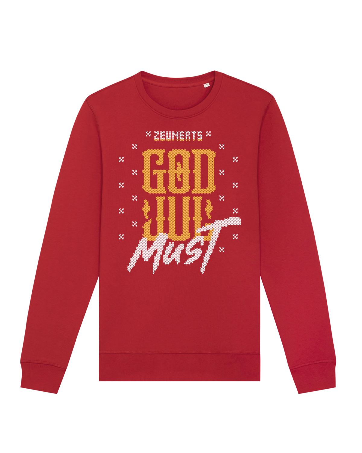 Zeunerts god jul must sweatshirt - röd