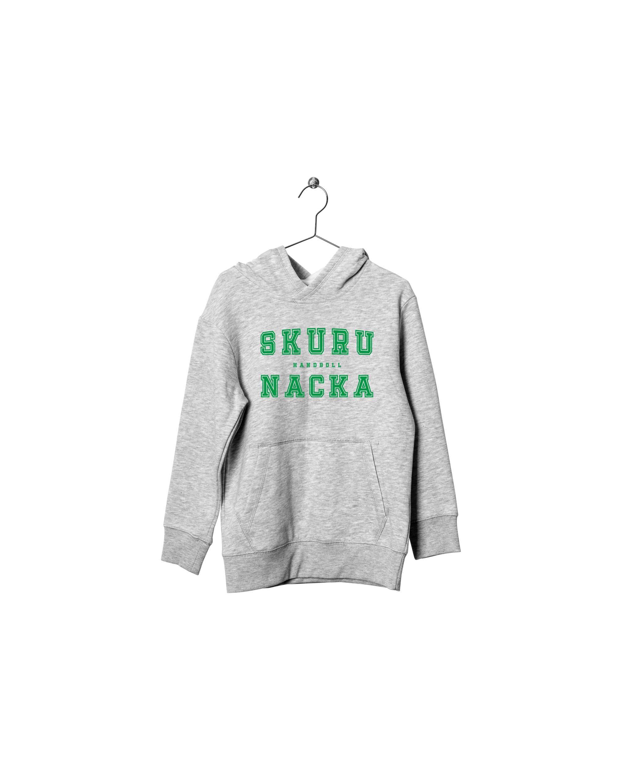 Skuru college hoodie grå jr