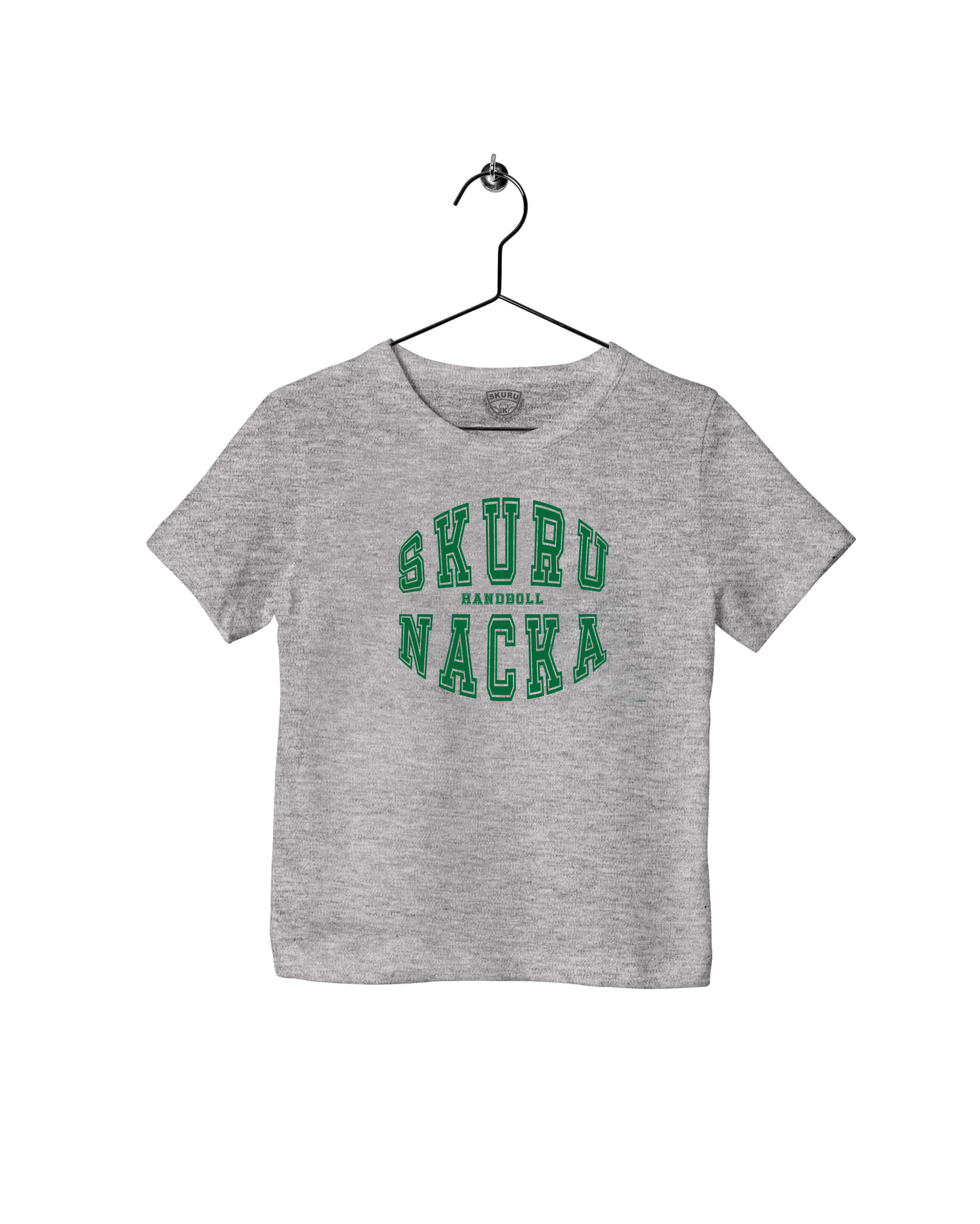 Skuru nacka rund t-shirt grå jr