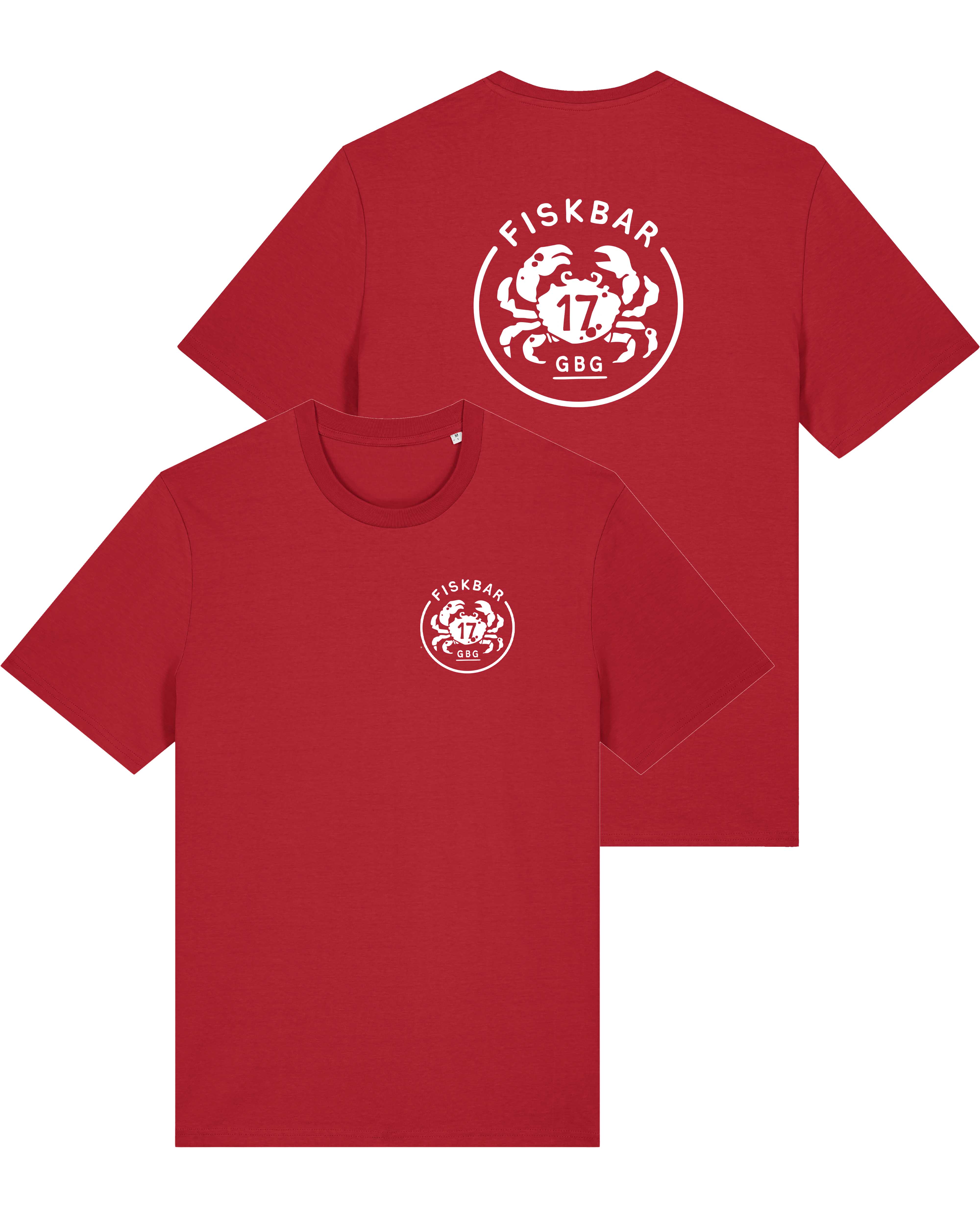 Fiskbar 17 - t-shirt röd
